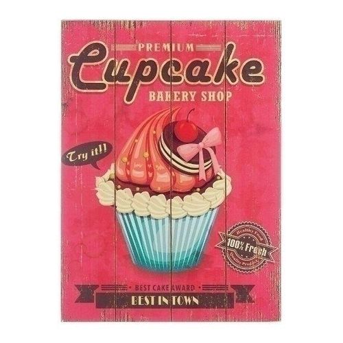 4250965940453 - Holzschild Cupcake V