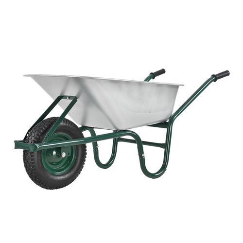 4260565522492 - Schubkarre Garden - 100 Liter Volumen - 210 kg - Luftreifen mit Metall Felge - Wanne verzinkt - Garten Karre Schiebkarre Transportkarre - Juskys 4260565522492 - Schubkarre Garden - 100 Liter Volumen - 210 kg - Luftreifen mit Metall Felge - Wanne verzinkt - Garten Karre Schiebkarre Transportkarre - Juskys