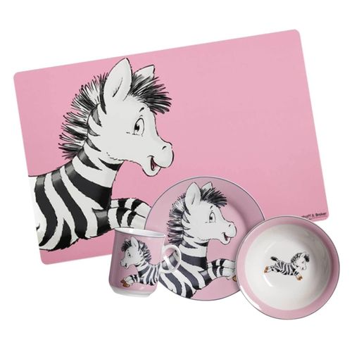 4260762064450 - Kindergeschirr + Tischmatte Happy Zoo 4er Set 4260762064450 - Kindergeschirr + Tischmatte Happy Zoo 4er Set
