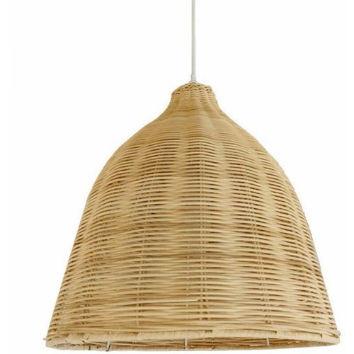 3760301691785 - Kosmi - Hängeleuchte aus geflochtenem Naturrattan samos Glockenform