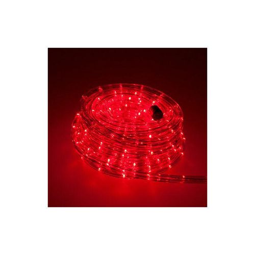 4252006150234 - Trade-shop - LED-Beleuchtung Licht-Schlauch Lichterkette 36 LED Meter für Balkon Terasse Garten Party Weihnachten Deko Rot 5m