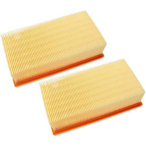 4064115013542 - Vhbw - Set 2x Flachfaltenfilter Ersatz für Kärcher 6904-0680 6904-1560 für Nass- und Trockensauger Staubsauger - Filterelement