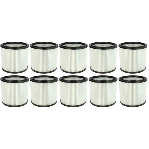 4062692525281 - vhbw 10x Faltenfilter kompatibel mit Rowenta Collecto RB 800 RB 839 RB 700 RB 720 RB 860 RB 850 Staubsauger - Filter Patronenfilter weiß