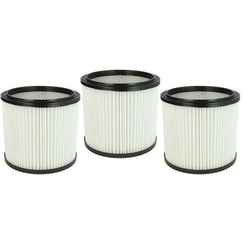 4062692524086 - 3x Patronen-Filter kompatibel mit Matrix wdcne 1400-20 wdcne 1400-25   Staubsauger Saugroboter Mehrzwecksauger - Vhbw