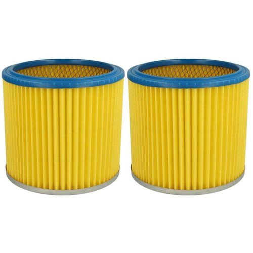 4251574606013 - Vhbw - 2x Rundfilter Lamellenfilter Filter kompatibel mit Staubsauger Saugroboter Mehrzwecksauger Aqua Vac fif Herkules liv Matrix obi Simpa