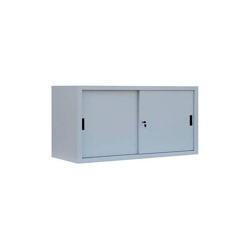 4061815524279 - Schiebetürenschrank 550130 lichtgrau 1 Fachboden 1600 x 450 x 750 cm  4061815524279 LÜLLMANN