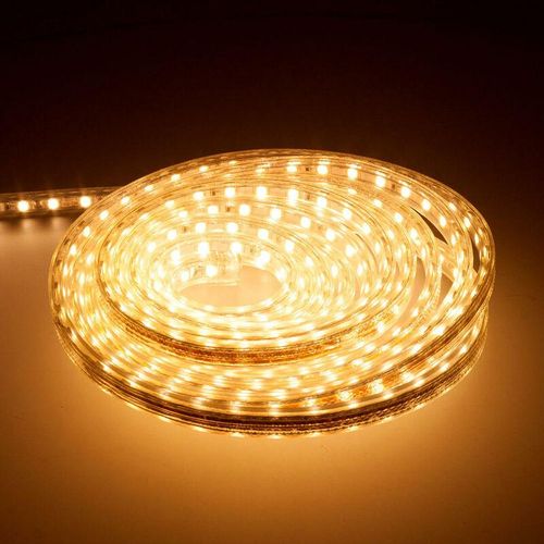 4252006153075 - Trade-shop - Hochwertiger led Lichtstreifen SMD2835 60 LED Meter für Werbetechnik Ladenbeleuchtung Regalbeleuchtung   Warmweiß 5m