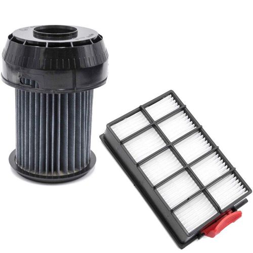 4062692036596 - Vhbw - Filter-Set kompatibel mit Bosch bgs 6 All 6 Pro 1 6 Pro 1 01 6 Pro 101 Staubsauger - 2x Ersatz-Filter (HEPA-Filter Lamellenfilter)