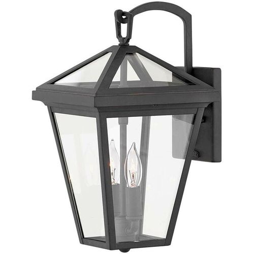 5024005575214 - Elstead - Lighting QN-ALFORD-PLACE2-S-MB quintiesse Wandleuchte Alford Place E14 2x40W IP44 Aluminium schwarz Glas klar H372cm B203cm dimmbar