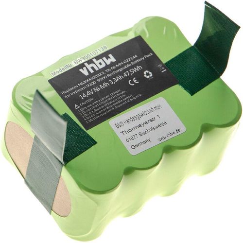 4251407702905 - NiMH Akku 3300mAh (144V) kompatibel mit Saugroboter Home Cleaner Heimroboter Solac Saugroboter EcoGenic r Ersatz für YX-Ni-MH-022144 NS3000D03X3