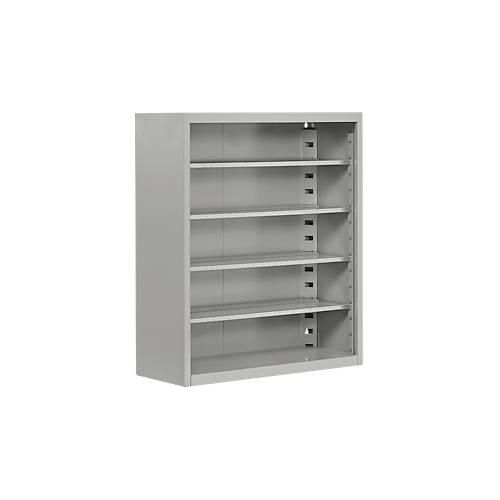 4063332958452 - Magazinregal 830 mm hoch 4 Böden ohne Kästen weißaluminium 4063332958452 - Magazinregal 830 mm hoch 4 Böden ohne Kästen weißaluminium