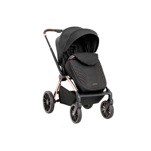 3800171203951 - Kikkaboo Kinderwagen Kara 2 in 1 Babywanne Sportsitz Wickeltasche Federung schwarz