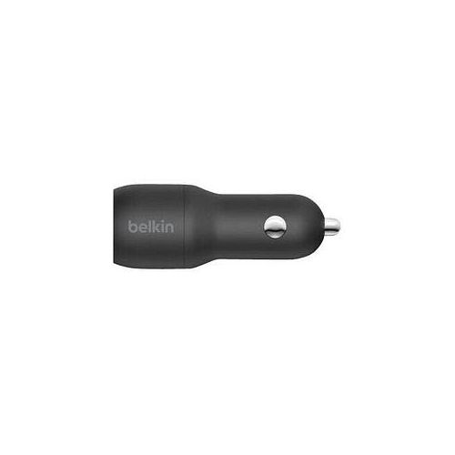 0745883790425 - Belkin BOOST CHARGE Dual Charger - Auto-Netzteil - 24 Watt - 48 A - 2 Ausgabeanschlussstellen (USB) - Schwarz (CCB001btBK)