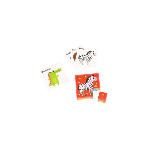 6972633370000 - Tooky Toy Würfelpuzzle TL690 aus Holz 15-teiliges Tierblockpuzzle ab 2 Jahren bunt 6972633370000 - Tooky Toy Würfelpuzzle TL690 aus Holz 15-teiliges Tierblockpuzzle ab 2 Jahren bunt