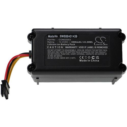 4065705438486 - Akku Ersatz für Proscenic BONA18650-AA für Staubsauger Home Cleaner Heimroboter (3000mAh 144V Li-Ion) - Vhbw