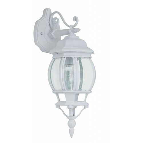 4004353044748 - Lampe Istria Außenwandleuchte hängend weiß 1x A60 E27 60W geeignet für Normallampen (nicht enthalten) IP-Schutzart 23 - regengeschützt - Brilliant