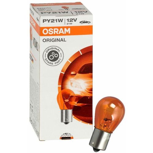 4050300891484 - 10x OSRAM Kugellampe PY21W Blinkerlampe BAU15s 12V 21W 7507