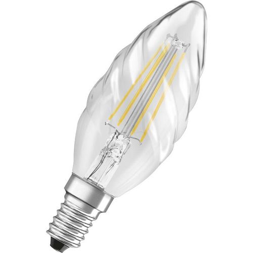 4058075602854 - Superstar dimmbare LED-Lampe mit besonders hoher Farbwiedergabe (CRI90) für E14-Sockel Filament-Optik Kaltweiß (4000K) 470 Lumen Ersatz für