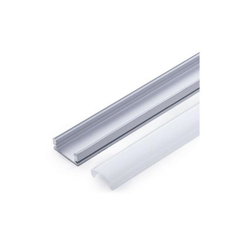 8435402578642 - Greenice - Profil Aluminium Für led -Streifen - Diffusor Milchig x 1M (SU-A1707-1M)