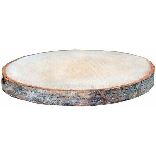 4260546685178 - Iwerk - Birkenholzscheiben rund 100% Natur 35-38 cm ø Deko Holz Holzdeko Baumscheibe