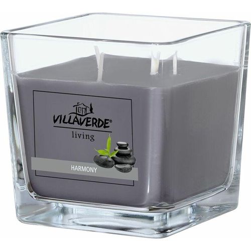 4019916502009 - Duftkerze im Glas 3-Docht Harmony 10 x 10 x 10 cm Duftkerzen - Villa Verde