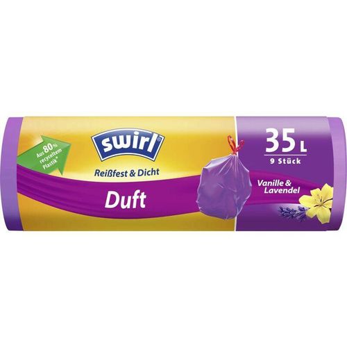 4008871215925 - Duft-Müllbeutel Vanille-Lavendel 35 l Reißfest & Dicht Müllsäcke & Müllsackständer - Swirl