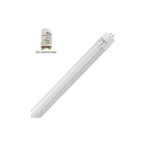 4251678491942 - 1x 60cm led Röhre G13 T8 Leuchtstofföhre Tube   9W Kaltweiß (6500K) 900 Lumen 270° Abstrahlwinkel inkl Starter milchweiße Abdeckung [Energieklasse