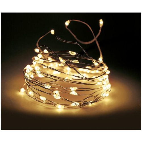 4260700656006 - Spetebo - led Draht Lichterkette mit Fernbedienung - 1190 cm   100 led - Timer Dimmer und 8 Funktionen