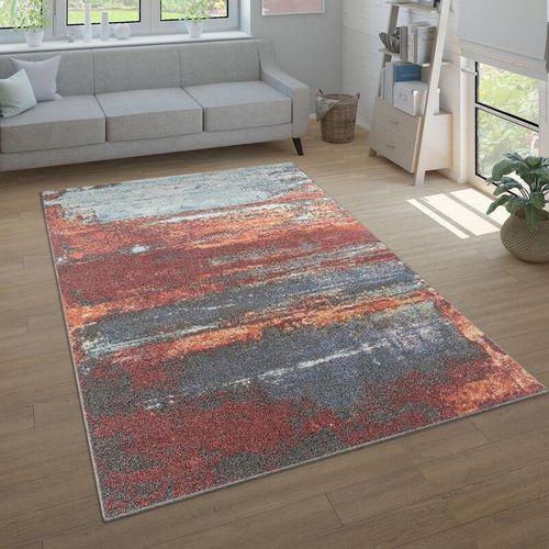 4061981213465 - Teppich Ryan 933 Teppiche Gr B L 160 cm x 220 cm 12 mm 1 St bunt (mehrfarbig) Esszimmerteppiche Kurzflor modernes abstraktes Design Wohnzimmer Schlafzimmer