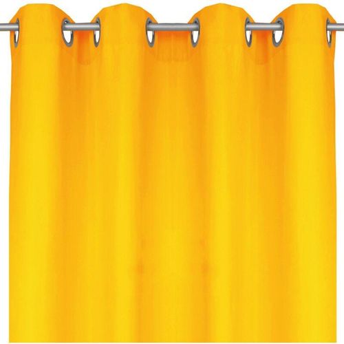 4251028166834 - Bestlivings - Blickdichte Orange Gardine mit Ösen in 140x245 cm ( BxL ) in vielen Größen und Farben - Orange