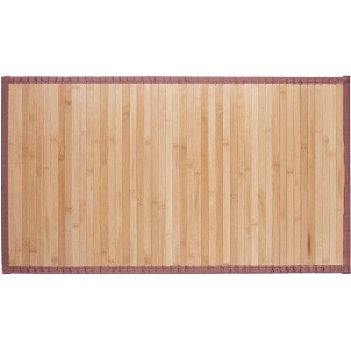 4052025944919 - Bambusmatte 80x45 cm feuchtigkeitsresistent rutschfest Bambus Fußmatte Bad Flur Küche Badteppich natur - Relaxdays