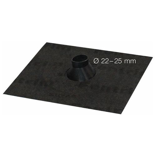 7640105094592 - Fentrim Manschette black Ø22–25mm für Rohrdurchdringungen Kabel Leerrohre - Siga