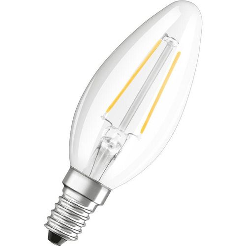 4058075436688 - Filament led Lampe mit E14 Sockel Kerzenform Warmweiss (2700K) 250W Ersatz für 25W-Glühbirne led Retrofit classic b - Transparent - Osram