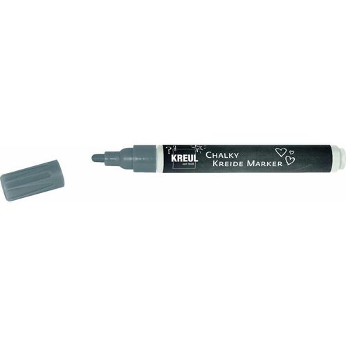 4000798117948 - Chalky Kreidemarker medium Volcanic Gray Künstlerfarben - Kreul