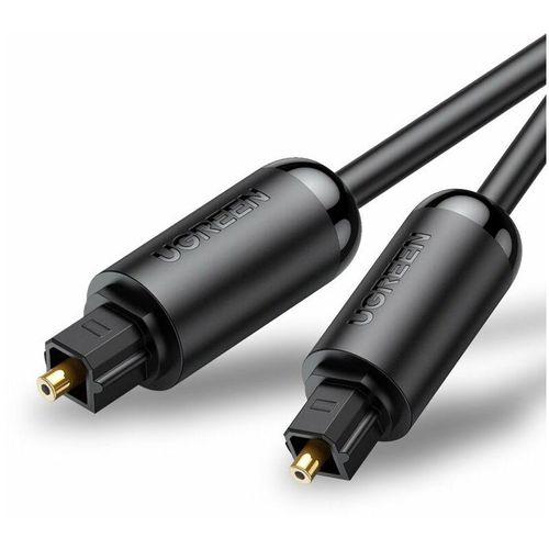 6957303878918 - Ugreen - optisches Kabel Audiokabel m digitales Glasfaserkabel Audioübertragung Toslink spdif Adaptergrau 15m