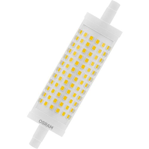 4058075432574 - Dimmbare led Stablampe mit R7s Sockel LED-Röhre mit 1750W Ersatz für 150W-Glühbirne Warmweiss (2700K) - Weiß - Osram