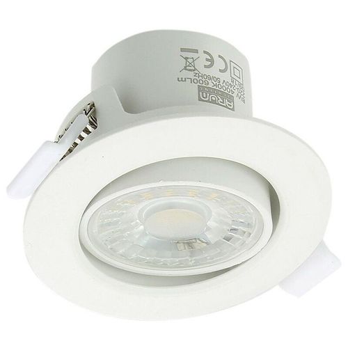 3700710814900 - Arum Lighting - Einbaustrahler Valence 8W regelbar Equ 75W Température de Couleur Blanc Chaud 3000K