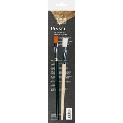 4000798072346 - Pinsel für Vergolden mit Blattmetall 2er Set Pinsel & Stifte - Kreul