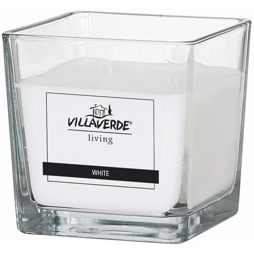 4019916502412 - Duftkerze im Glas 3-Docht White 10 x 10 x 10 cm Duftkerzen - Villa Verde