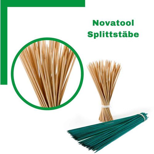 4251888504326 - Novatool - 1000x Splittstäbe 1000x 30 cm x 35 mm i natur i Pflanzstäbe Rankhilfe Bambus vielseitig einsetzbar - Natur