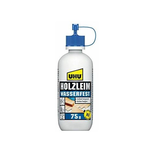 4026700485103 - Holzleim Wasserfest Flasche ohne Lösungsmittel 75g - UHU