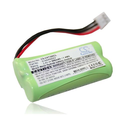 4251215374523 - 1x Akku kompatibel mit Philips Xalio 300 300 dect schnurlos Festnetz Telefon (700 mAh 24 v NiMH) - Ersatz für 2HR-AAAU 60AAAH2BMX H-AAA500X2