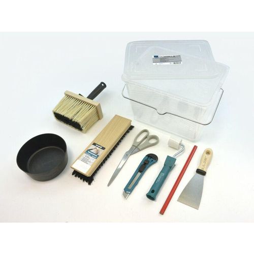 4006972070641 - Tapezier-Set 9-teilig im 8 L-Eimer Tapezierwerkzeug