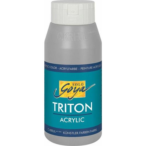 4000798122911 - Solo Goya Triton Acrylic neutralgrau 750 ml Textilfarbe - Kreul