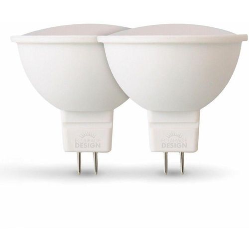 3700710813767 - Eclairage Design - Set von 2 led Strahlern GU53 MR16 5W Eq 40W Température de Couleur Blanc chaud 2700K