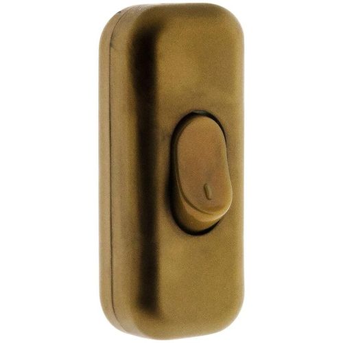 3545411996049 - HBF - Schnurschalter 1-polig 2A - Gold - Zenitech