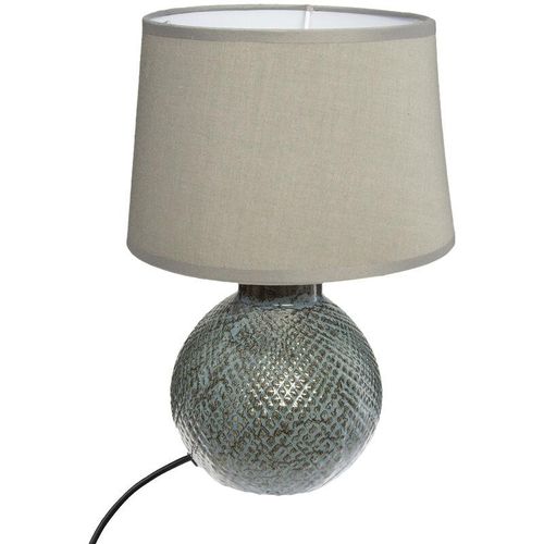 3560238395905 - Atmosphera - Lampe Joas Keramik H29cm - Blau - Blau