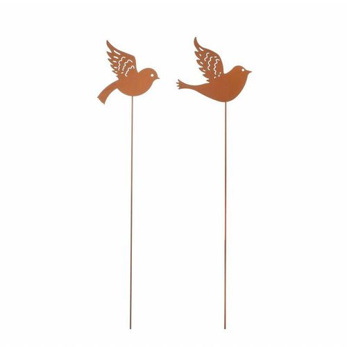 8718861488753 - - Mica Gartenstecker Vogel Rost 115 cm Gartenfiguren