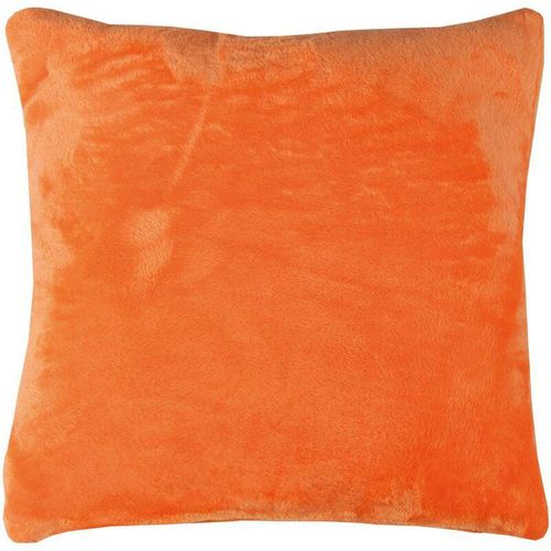 4059222266431 - Bestlivings - Dekokissen Kuschel Celina in der Größe 50 x 50cm - Orange - Kissenbezug mit Reißverschluss - Orange