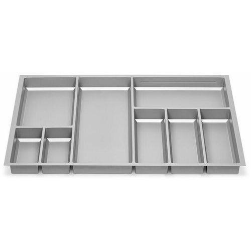 4250496633237 - So-tech - orga-box® vi Besteckeinsatz Besteckkasten 800 mm für Nobilia ab 2013 Pronorm und Brigitte Küchen - Light grey